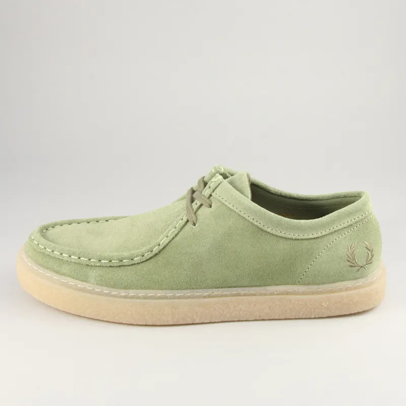 Fred Perry Dawson Low Suede - Seagrass-2